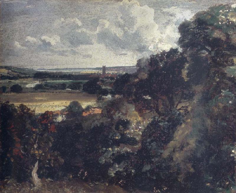 Dedham from near Gun Hill,Langham, John Constable